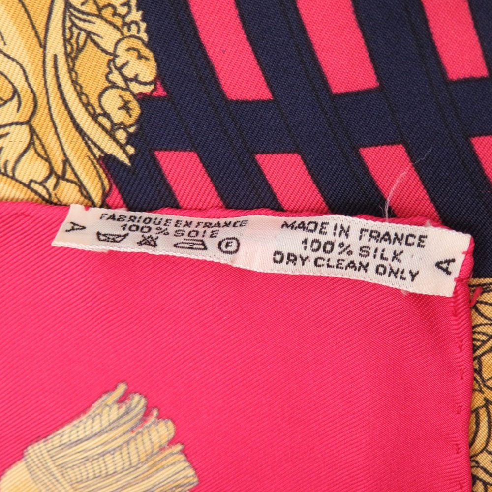 美品 エルメス カレ90 クイーンの戴冠式 VUE DU CARROSSE DE LA GALERE