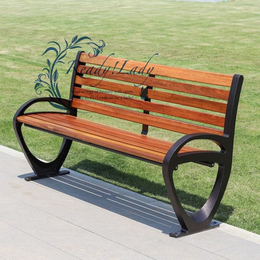 アウトドアベンチ ガーデンベンチ アウトドアガーデン 無垢材 パークチェア アウトドア 業務用 パイナップル グリッドベンチ オープンエア 牧歌的 キャスト アルミニウム レジャー バックシート 屋外座席 公園ベンチ