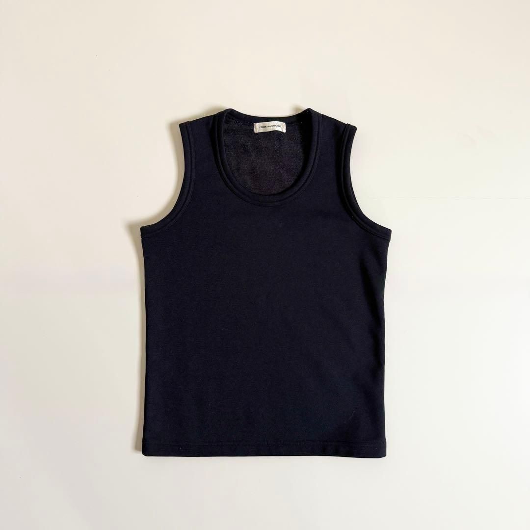 COMME des GARÇONS 1995 aw Black Tank Top