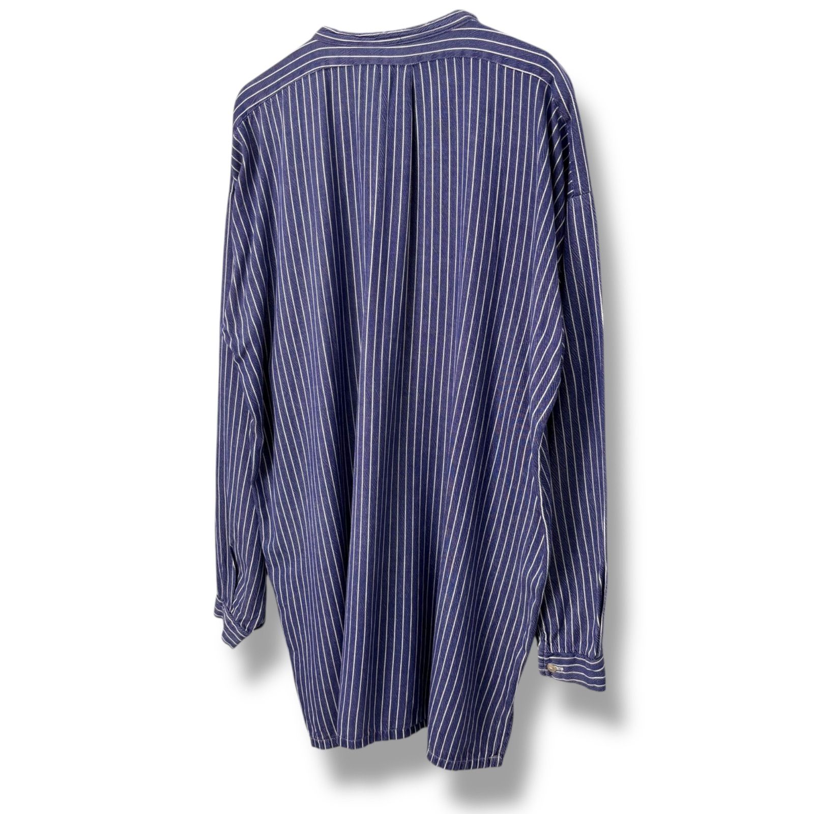 90s EURO Pullover Stripe Shirts 【XL】 ユーロ プルオーバー 