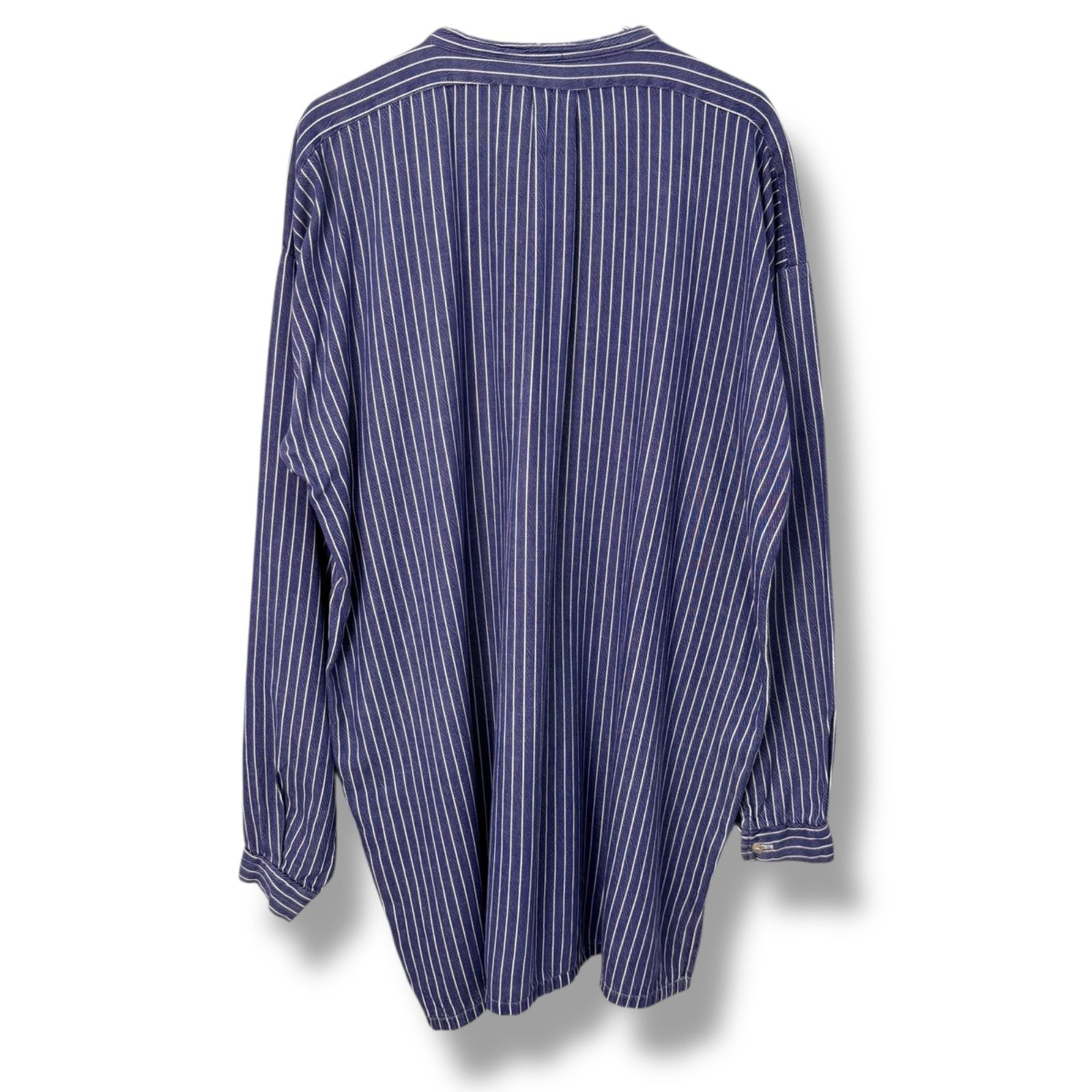 90s EURO Pullover Stripe Shirts 【XL】 ユーロ プルオーバー 