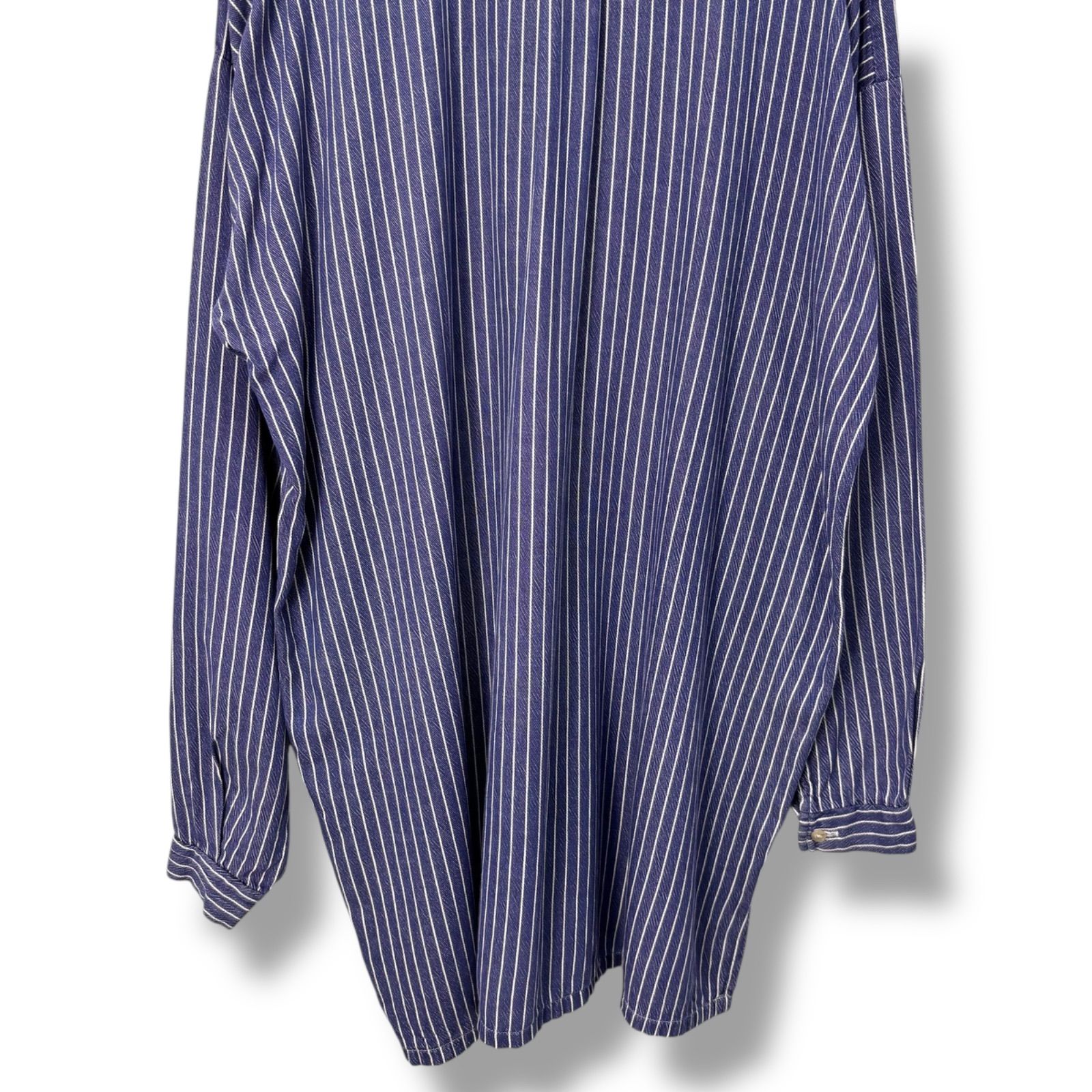 90s EURO Pullover Stripe Shirts 【XL】 ユーロ プルオーバー 