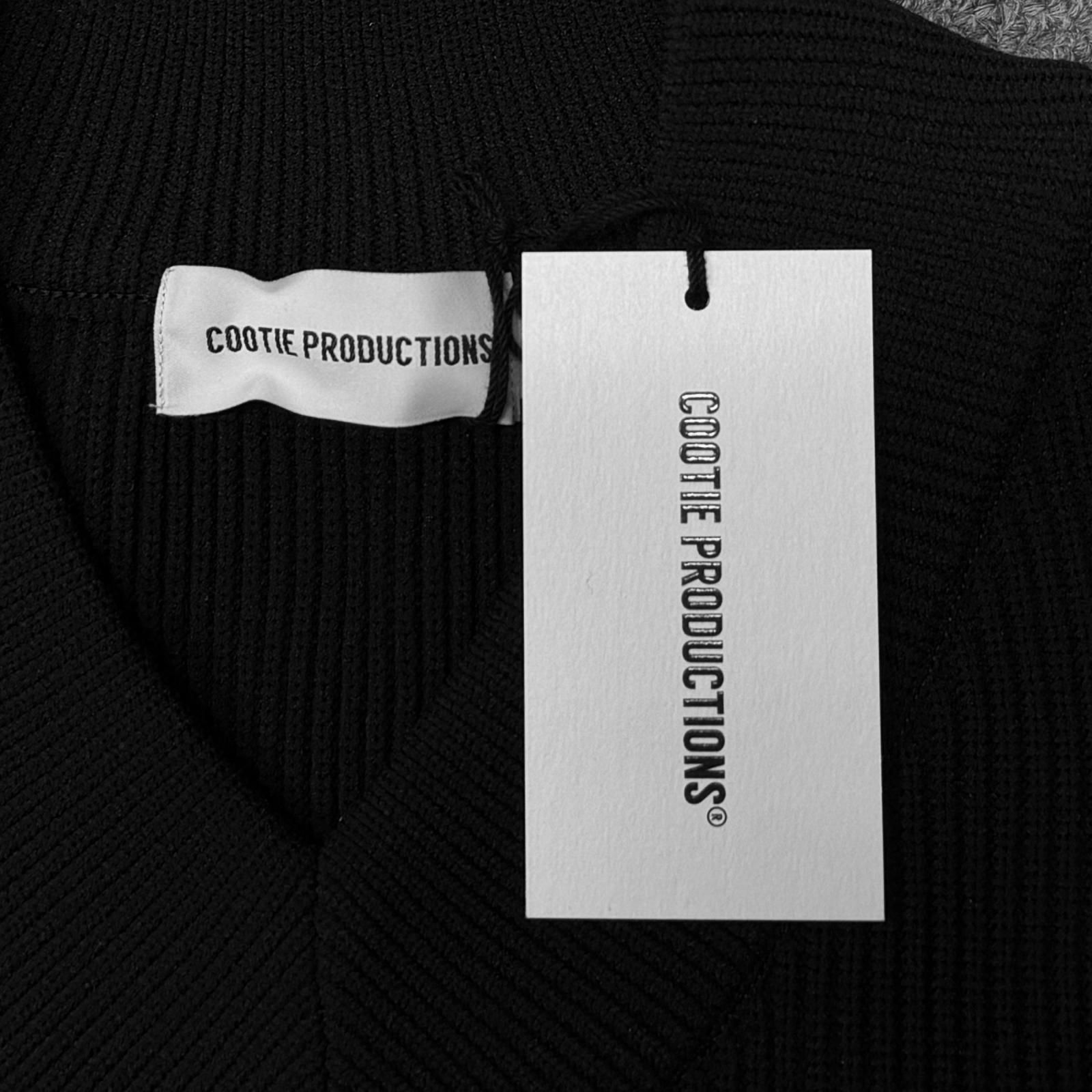 参考上代40700円 ♥ COOTIE ® 25 SS Solotex Tilden Knit Vest ソロテックス チルデン ニットベスト クーティープロダクションズ CTE-25 S 312 ブラック L 2996 M ベスト トップス メンズ