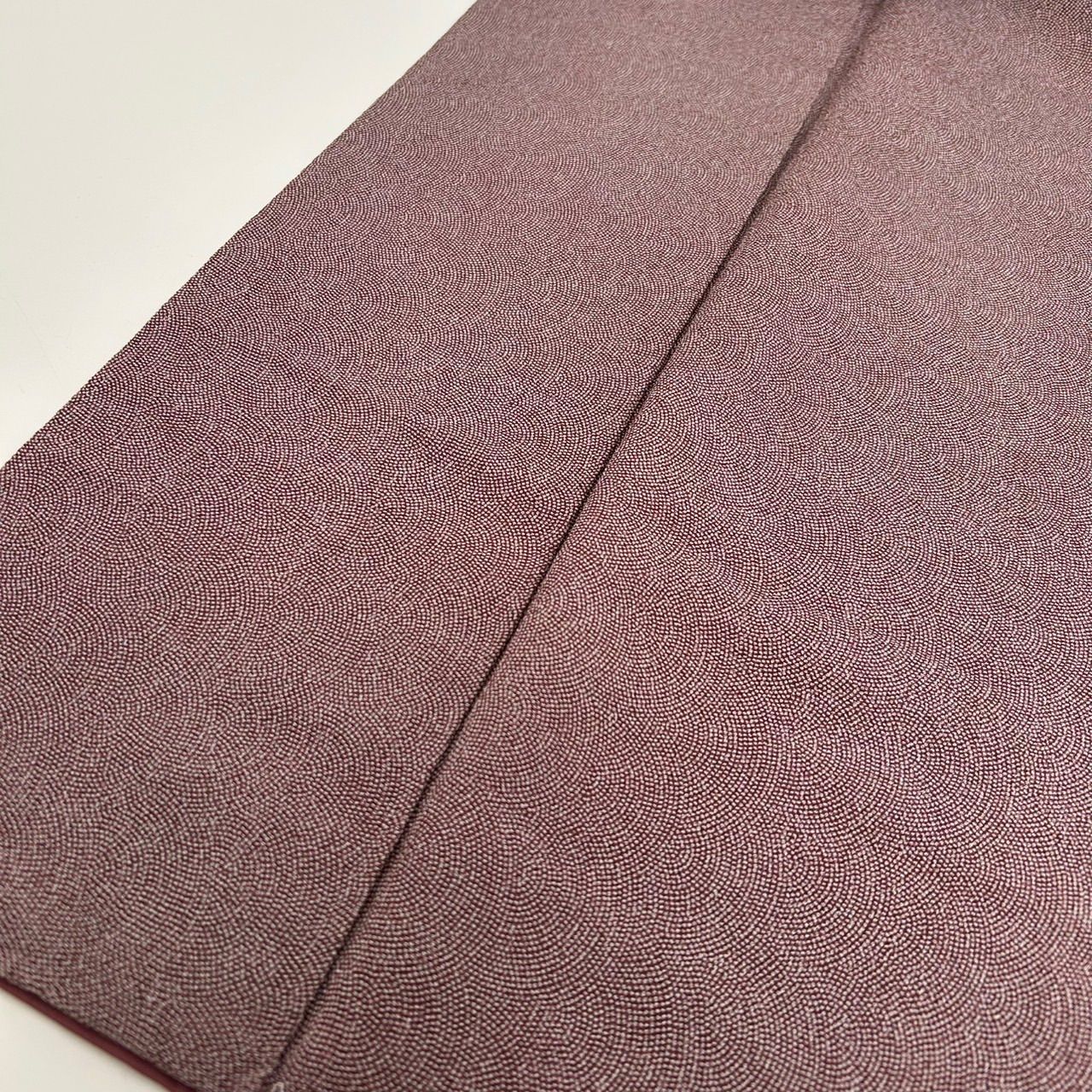 SALE‼️紋紗織【小紋】正絹　裄長め　自慢の一枚に 江戸小紋 鮫小紋 縮緬 紋無し 色無地 正絹 着物 MK-1676 - メルカリ