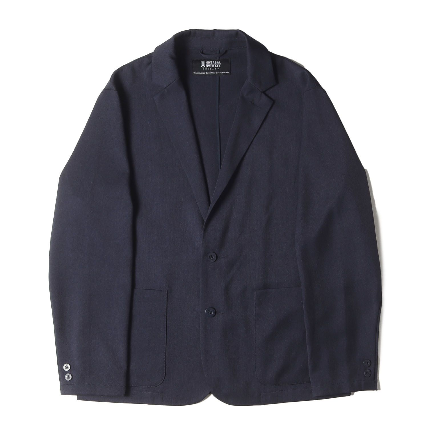 UNIVERSAL OVERALL ユニバーサル オーバーオール サイズ ジャケット L パンツ M Begin green label relaxing オンオフ使える究 スラックスパンツ セットアップ メンズ