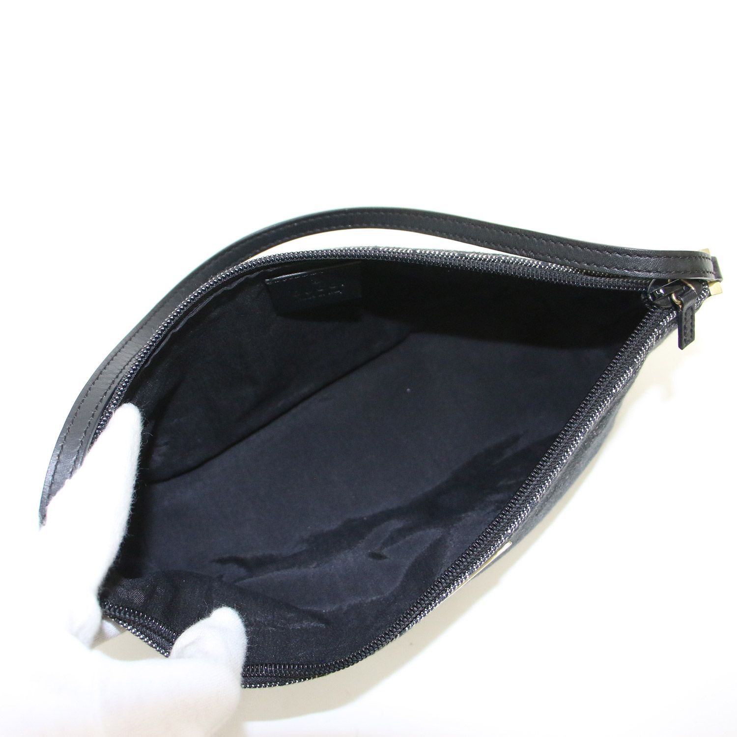 GUCCI グッチ GGキャンバス デニム アクセサリーポーチ 07198