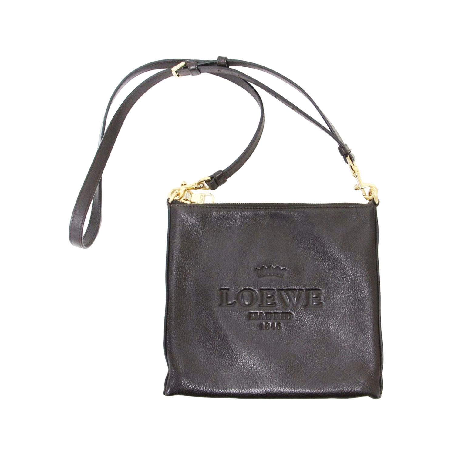 LOEWE ロエベ ヘリテージ スクエア ショルダーバッグ / クロスボディ 