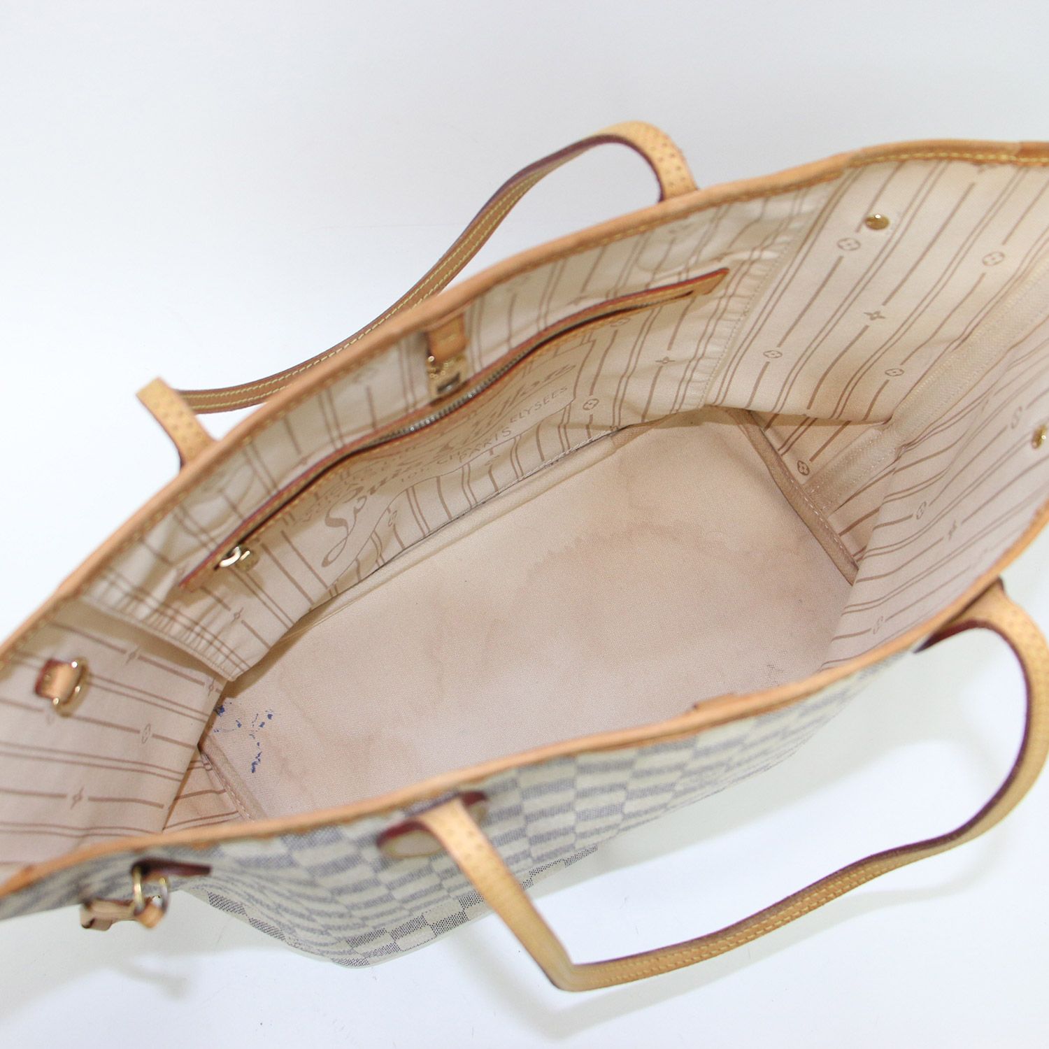 LOUIS VUITTON ルイヴィトン ネヴァーフルMM ダミエアズール トート