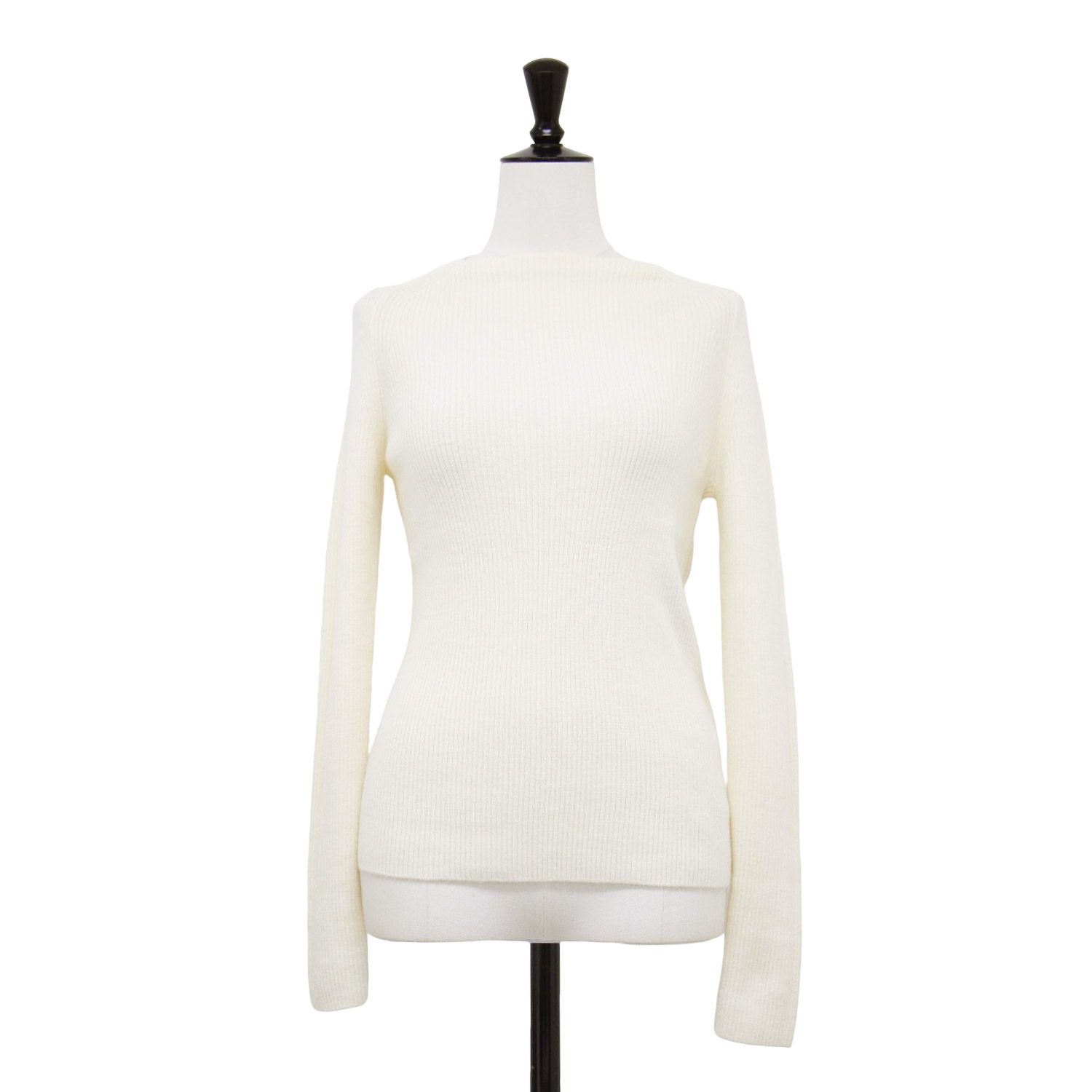 SLOANE スローン　ケーブルニット　ホワイト　長袖　サイズ2（Ｍ） SLOANE スローン ニット ホワイト 白 サイズ:2(M) | 14Gリブ