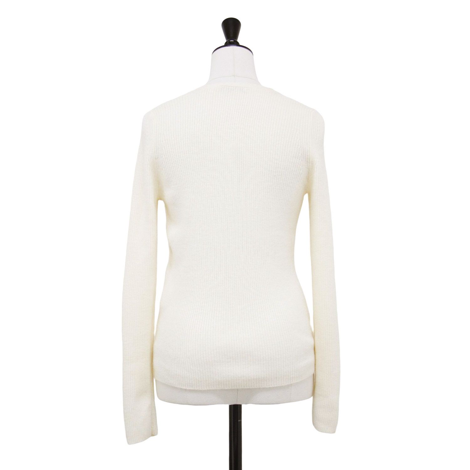 SLOANE スローン　ケーブルニット　ホワイト　長袖　サイズ2（Ｍ） SLOANE スローン ニット ホワイト 白 サイズ:2(M) | 14Gリブ