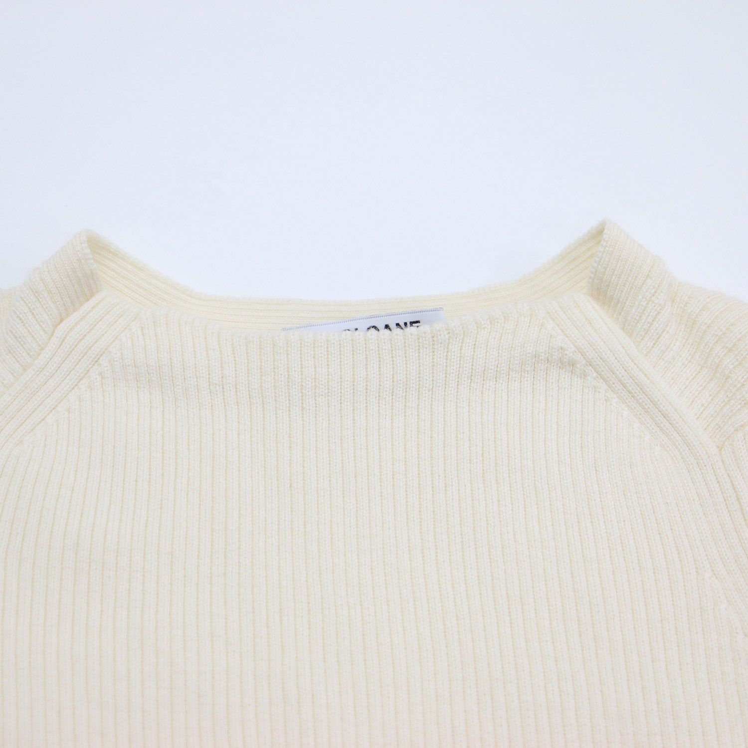 SLOANE スローン　ケーブルニット　ホワイト　長袖　サイズ2（Ｍ） SLOANE スローン ニット ホワイト 白 サイズ:2(M) | 14Gリブ