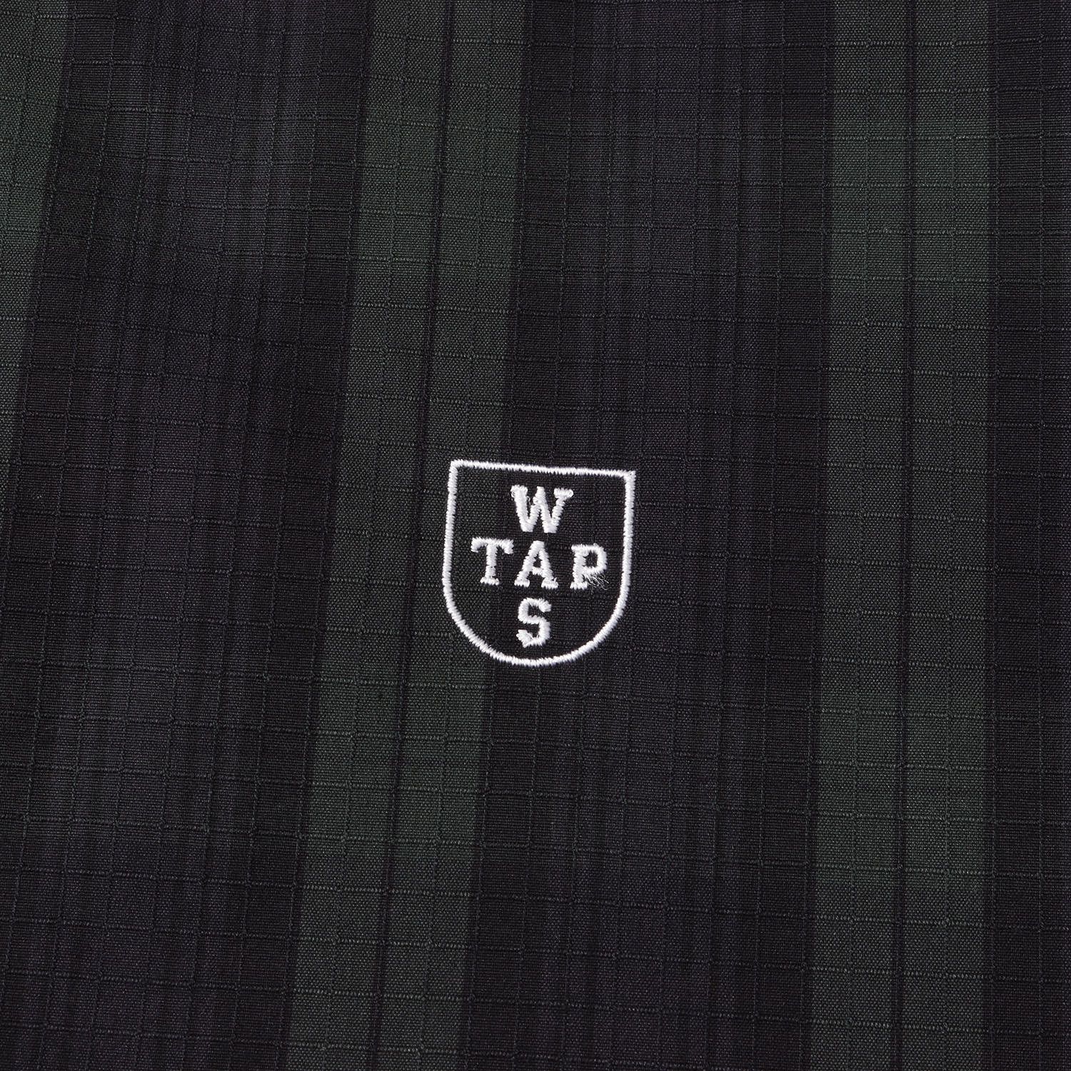 WTAPS ダブルタップス グリーン ネイビー サイズ XL 22 AW ブラックウォッチ プルオーバー スモック SMOCK 02 JACKET CTPL. RIPSTOP. TEXTILE. CRST トップス メンズ