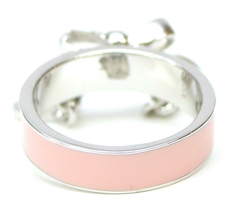 C・ディオール Christian Dior 指輪 リボンモチーフ リング ロゴ