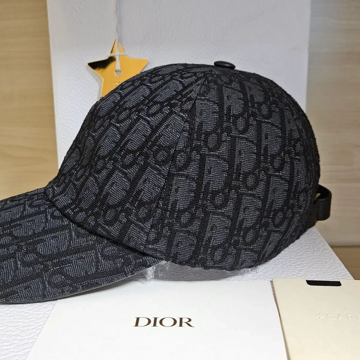 Dior オブリーク ブラック ベースボールキャップ 帽子