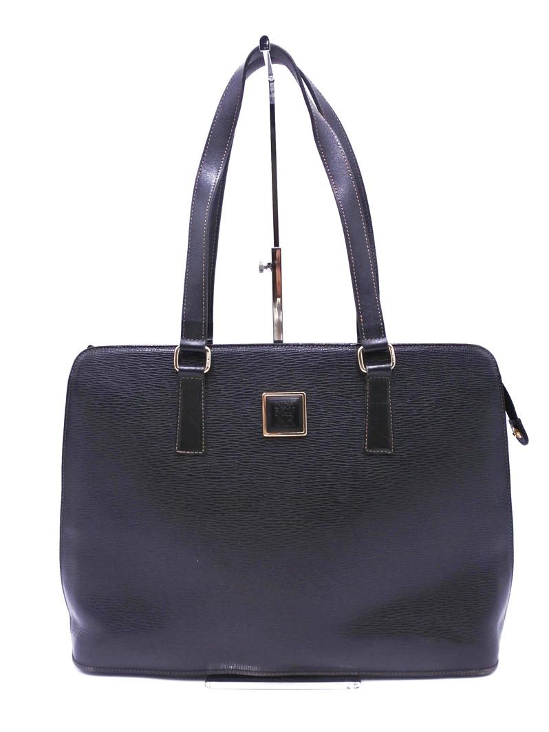 NINA RICCI ニナリッチ レザー トート バッグ 黒 □□ レディース
