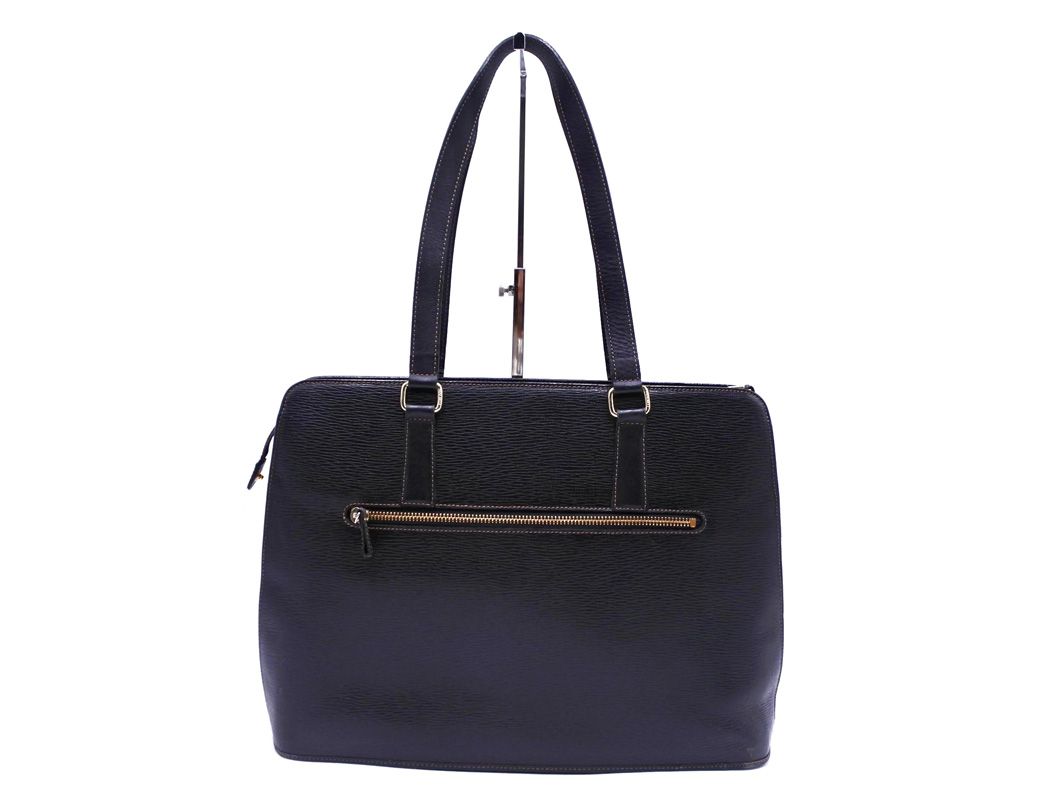 NINA RICCI ニナリッチ レザー トート バッグ 黒 □□ レディース