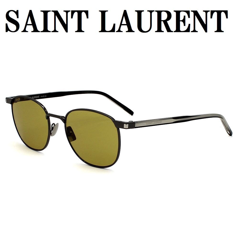 サンローラン SL747 004 サングラス ブラウン ルテニウム サンローラン SAINT LAUREN SL747 004 サングラス ノーズパット UV