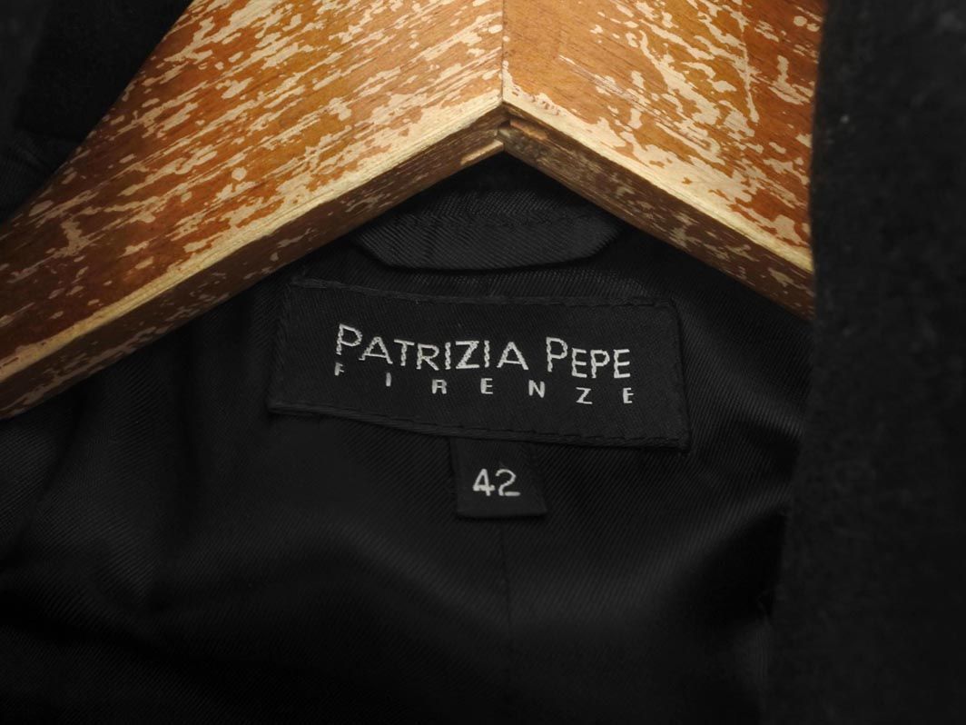 PATRIZIA PEPE パトリッツィアペペ ウール100% フリル ジャケット