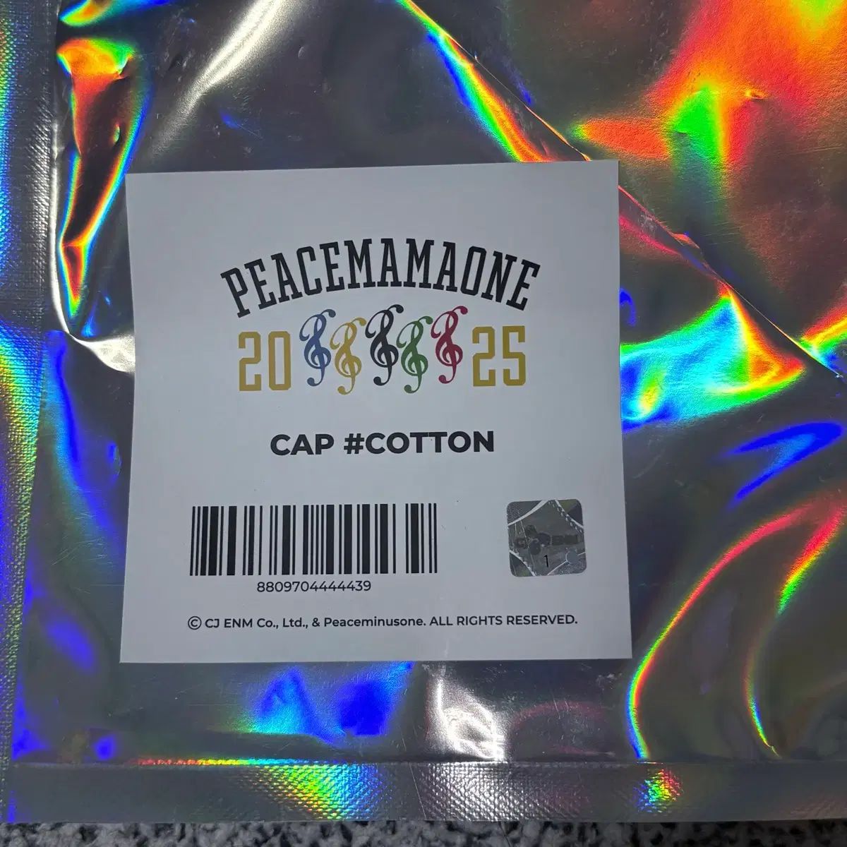 PEACEMINUSONE x MAMA コラボ ピースママイーワン コットンキャップ