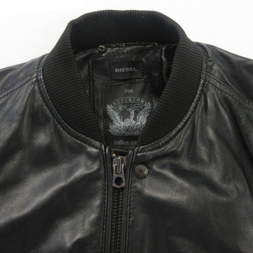 希少 DIESEL シープスキン レザージャケット MA-1 ボンバージャケット 希少 DIESEL シープスキン レザージャケット MA-1 ボンバージャケット