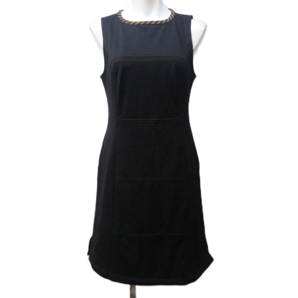 フェンディ FENDI JEANS タグ付 ワンピース 切替 裏地ストライプ