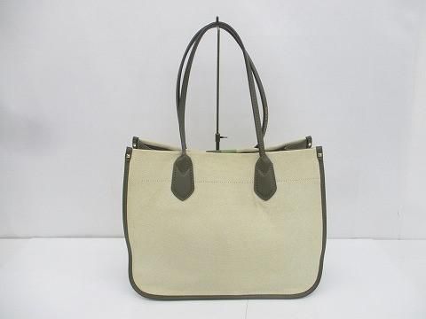 マイケルコース MICHAEL KORS キャンバストートバッグ ベージュ カーキ レディース