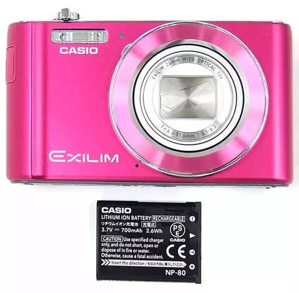 中古】カメラ デジタルカメラ EXILIM EX-ZS190 1610万画素 (ピンク