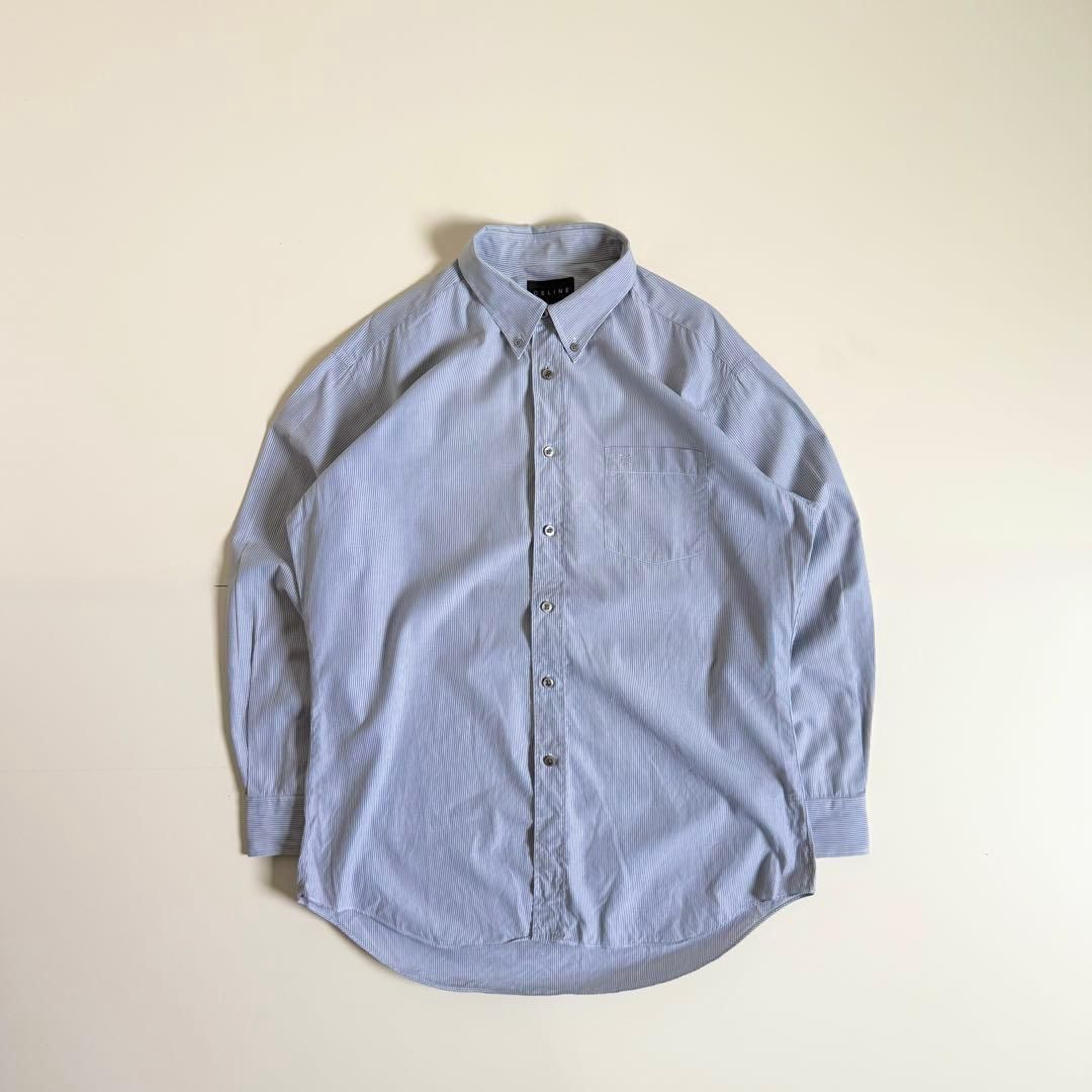 CELINE 1990 s Refined Striped L Shirt