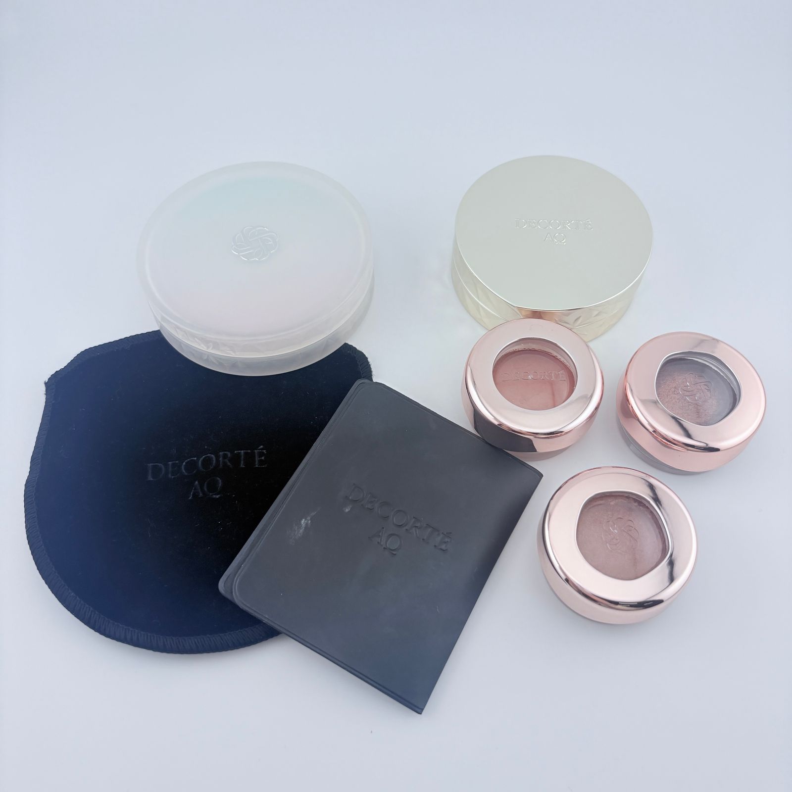 DECORTÉ コスメデコルテ 5点セット アイグロウジェム | AQ オーラ リフレクター 02 フェイスパウダー ブラッシュ フェイスカラー