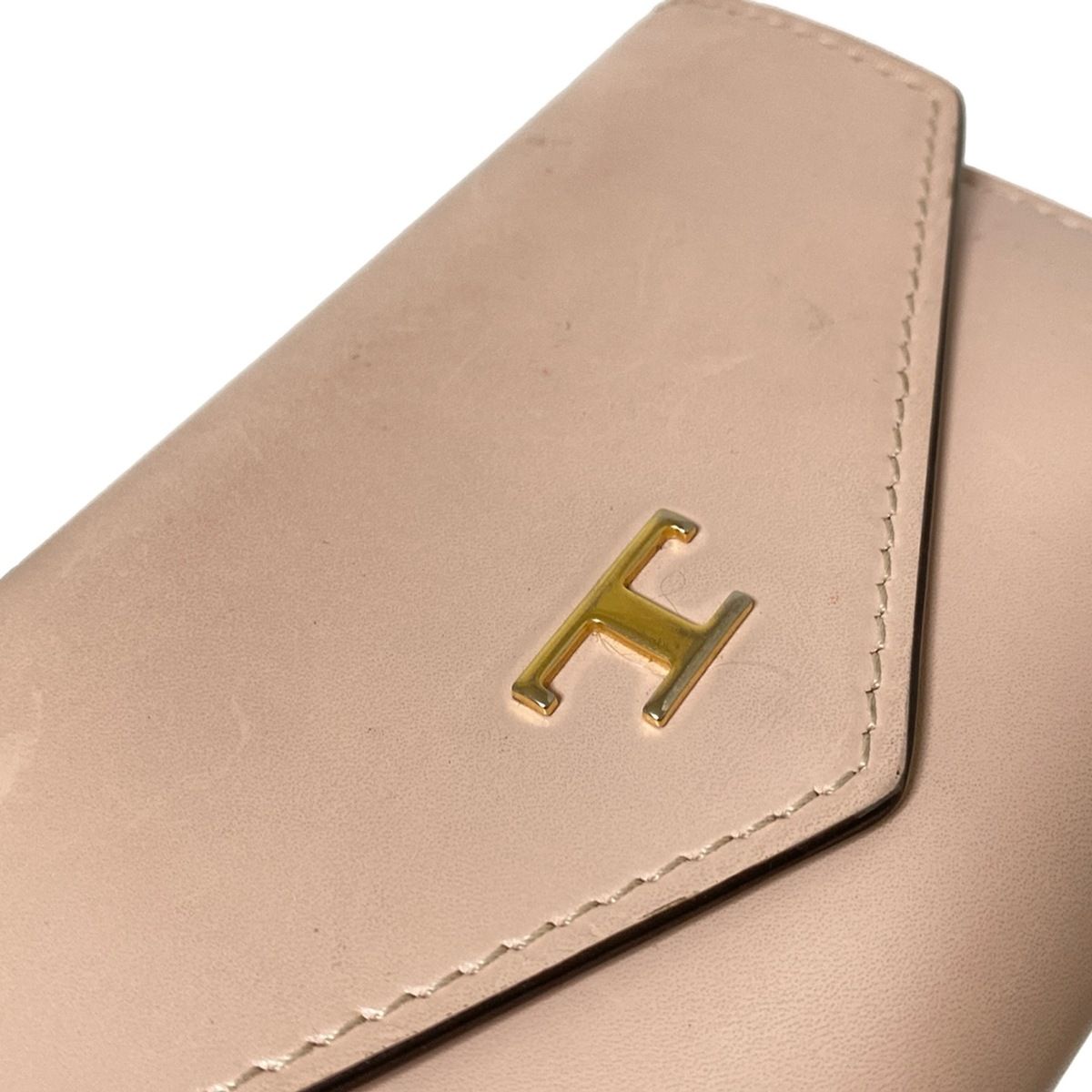  TOD S トッズ 3つ折り財布 ピンクベージュ レザー 三つ折り財布 折り財布