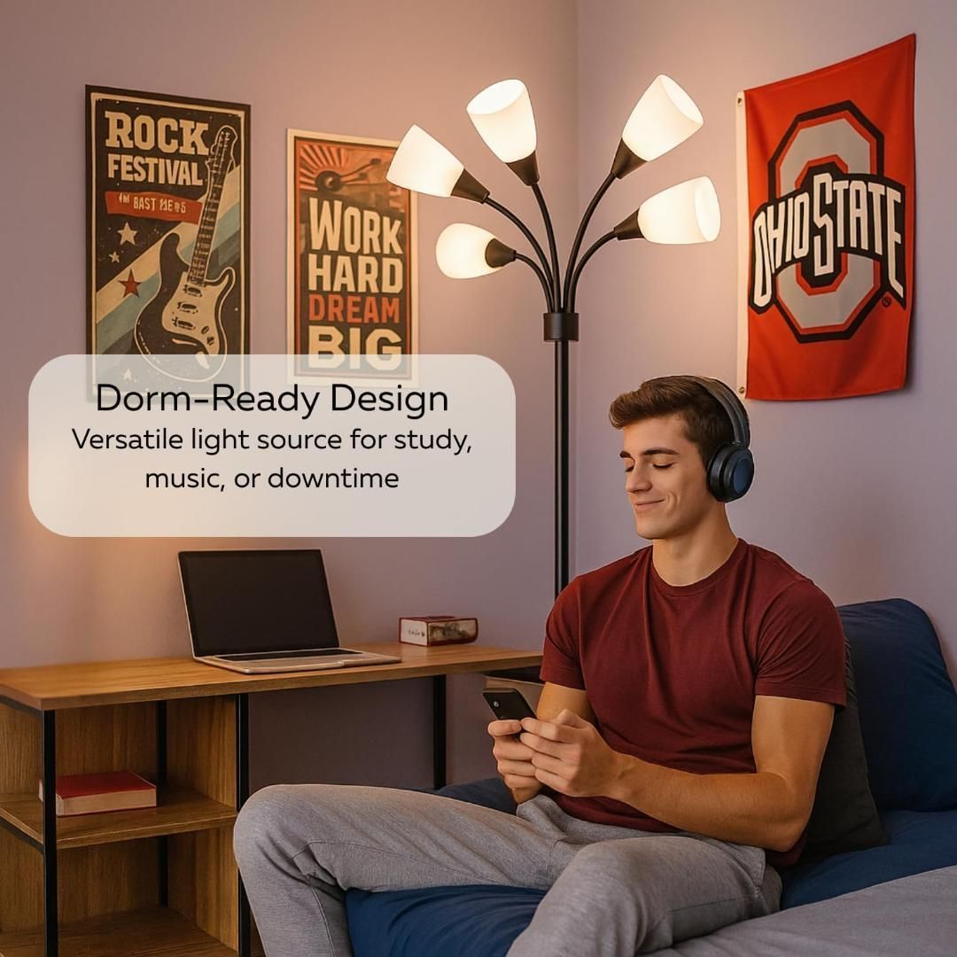 メデューサ フロアランプ アクリルシェードつき ブラック - メルカリ