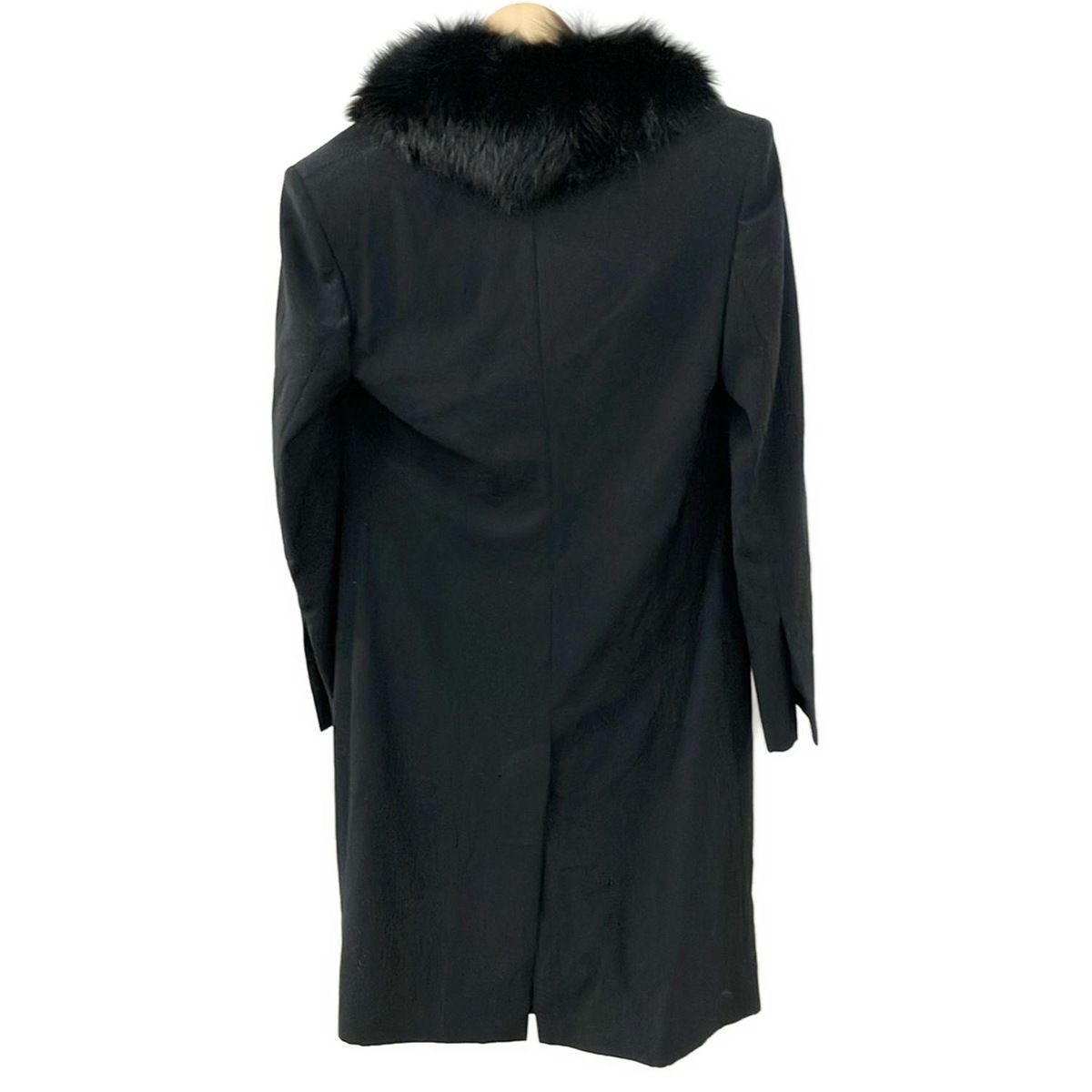 GUCCI(グッチ) コート サイズ42 M レディース美品 - 黒 長袖/肩パッド