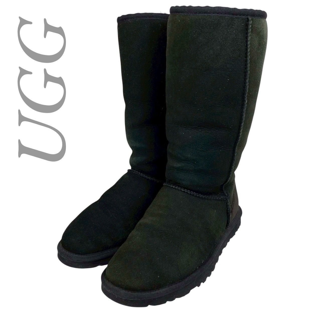 B4181】 アグオーストラリア UGG Australia ムートンブーツ ブラック