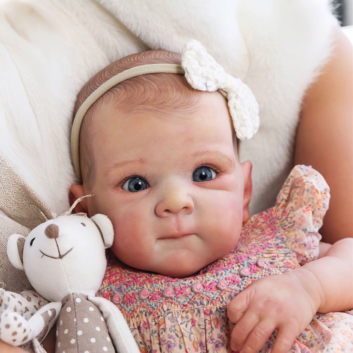 リアルな可愛さ】45cm リボーンドール ベティちゃん フルビニール製 手