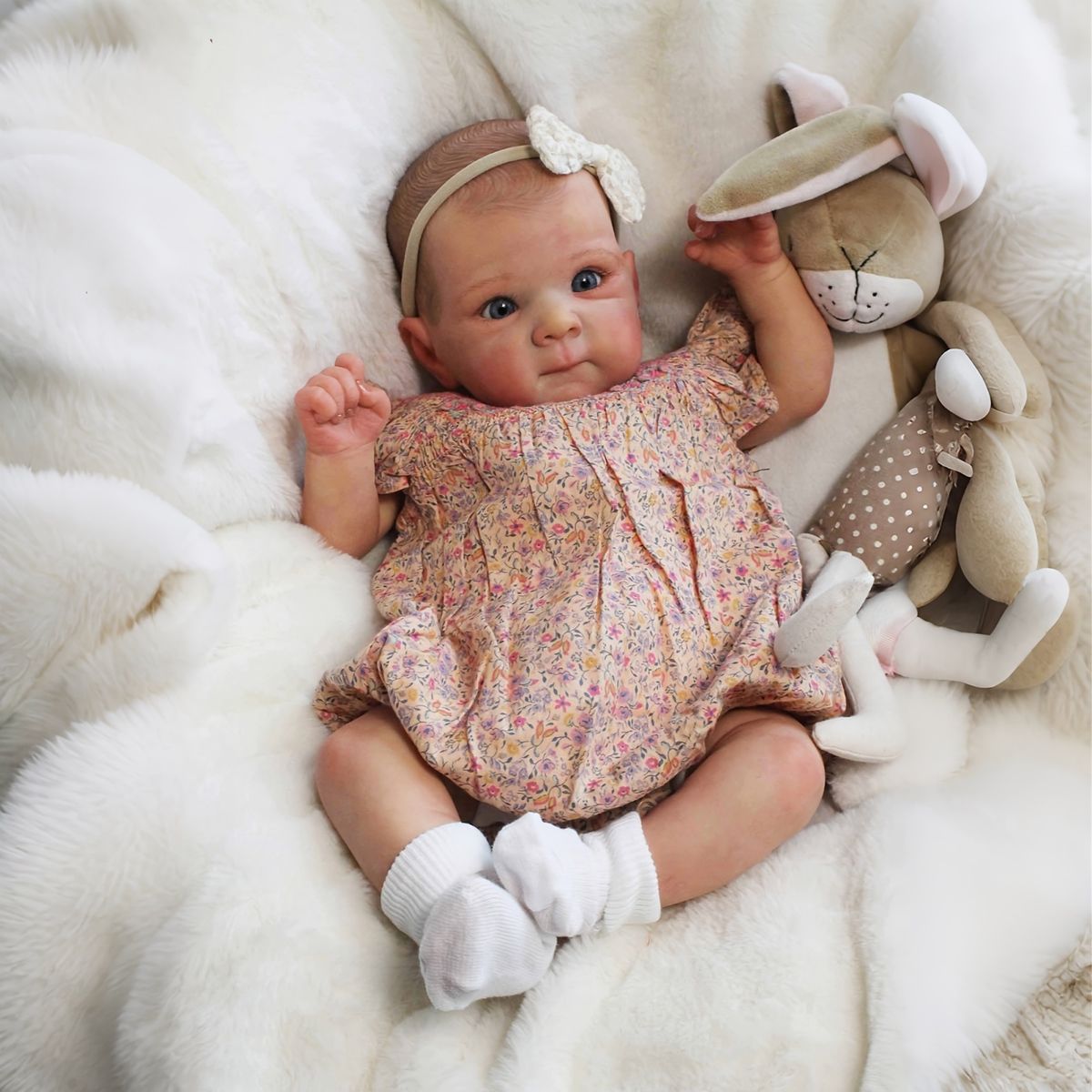 リアルな可愛さ】45cm リボーンドール ベティちゃん フルビニール製 手