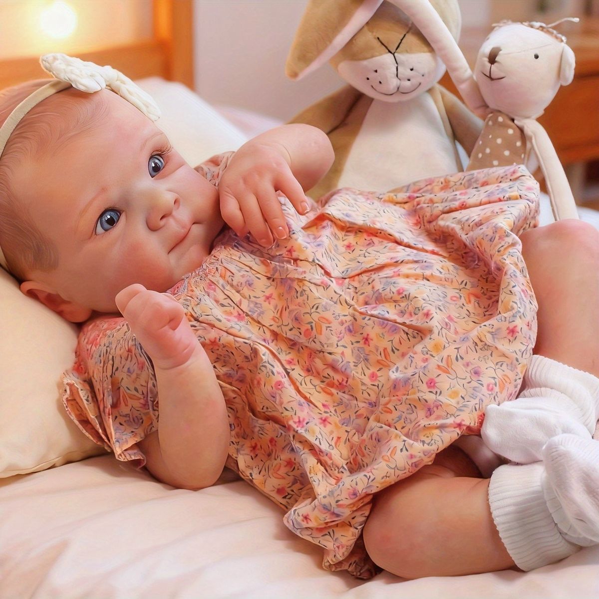 リアルな可愛さ】45cm リボーンドール ベティちゃん フルビニール製 手