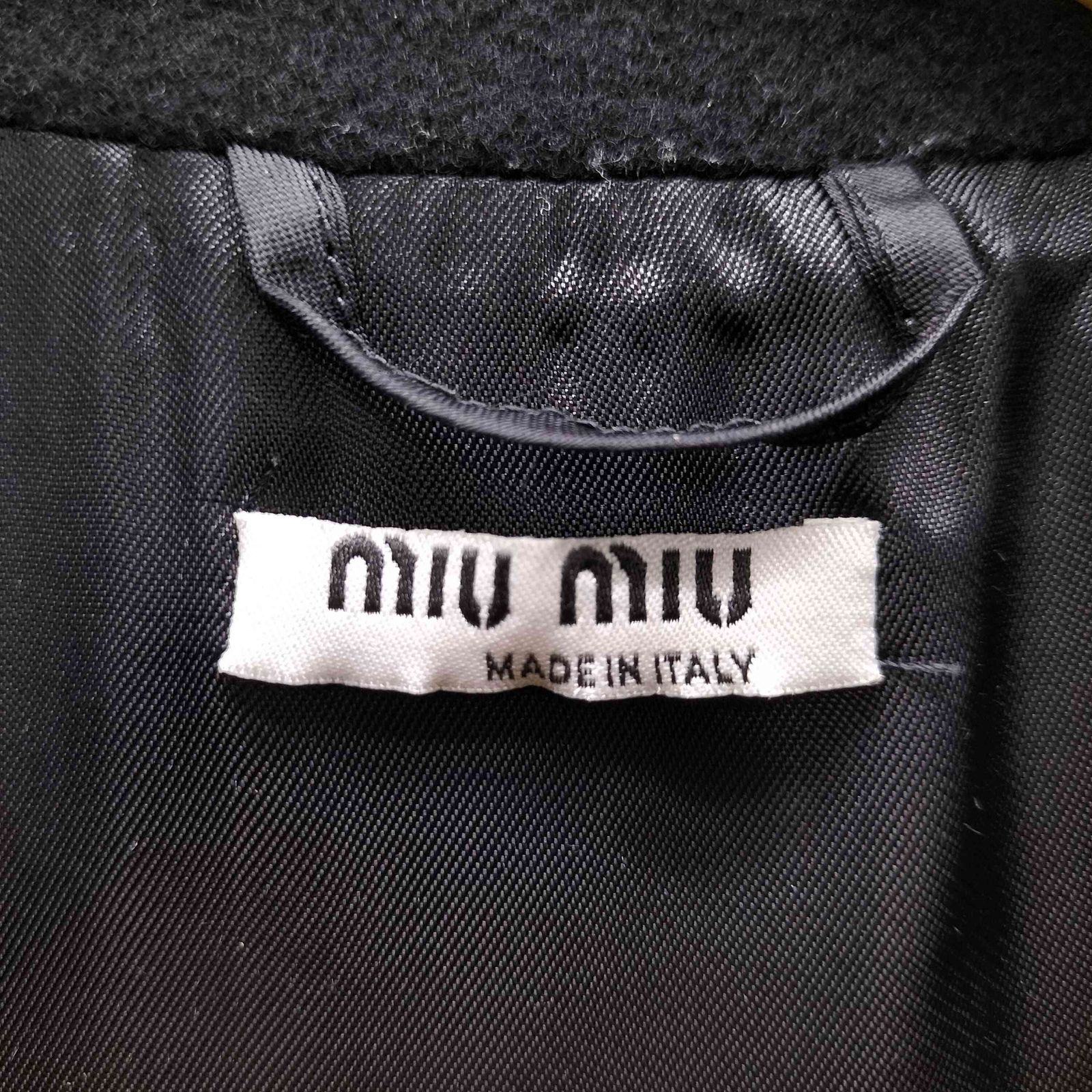 ミュウミュウ miu miu 19AW イタリア製 VIRGIN WOOL CASHMERE バージン