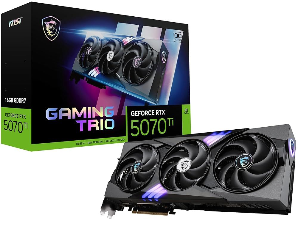 MSI Gaming RTX 5070 Ti 16 G Trio OC グラフィックスカード