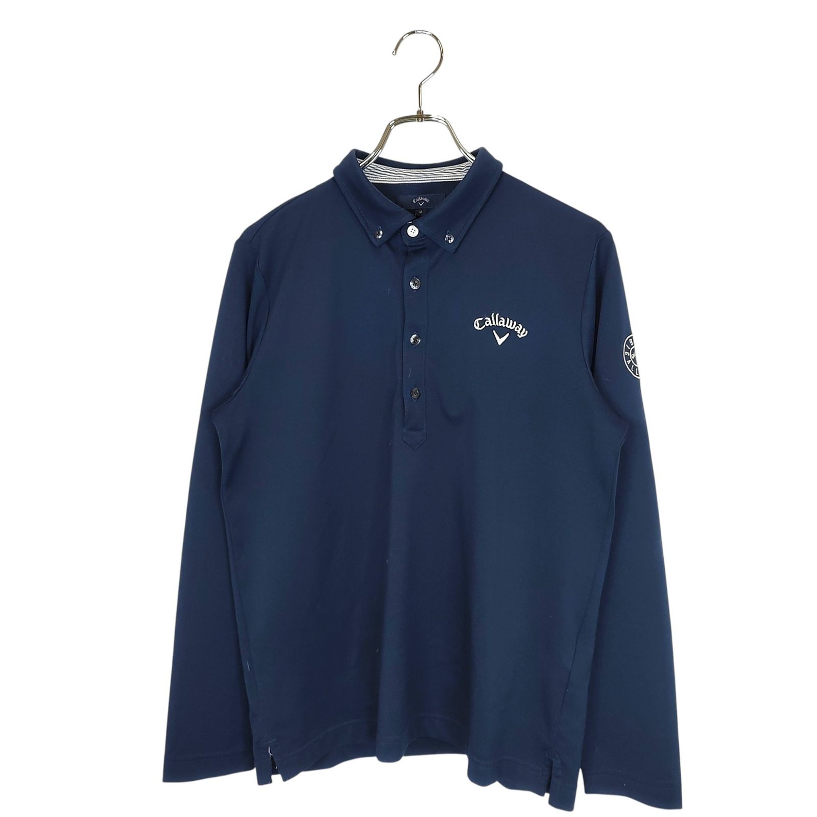 Callaway キャロウェイ ゴルフ ロゴ刺繍 長袖 ポロシャツ 241-0233500