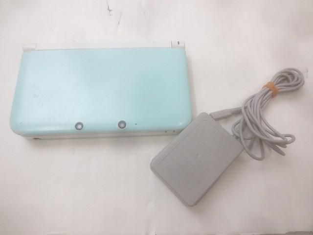品 ゲーム ニンテンドー3 DS LL 本体 SPR 001 ミント ホワイト 動作品 充電器付き