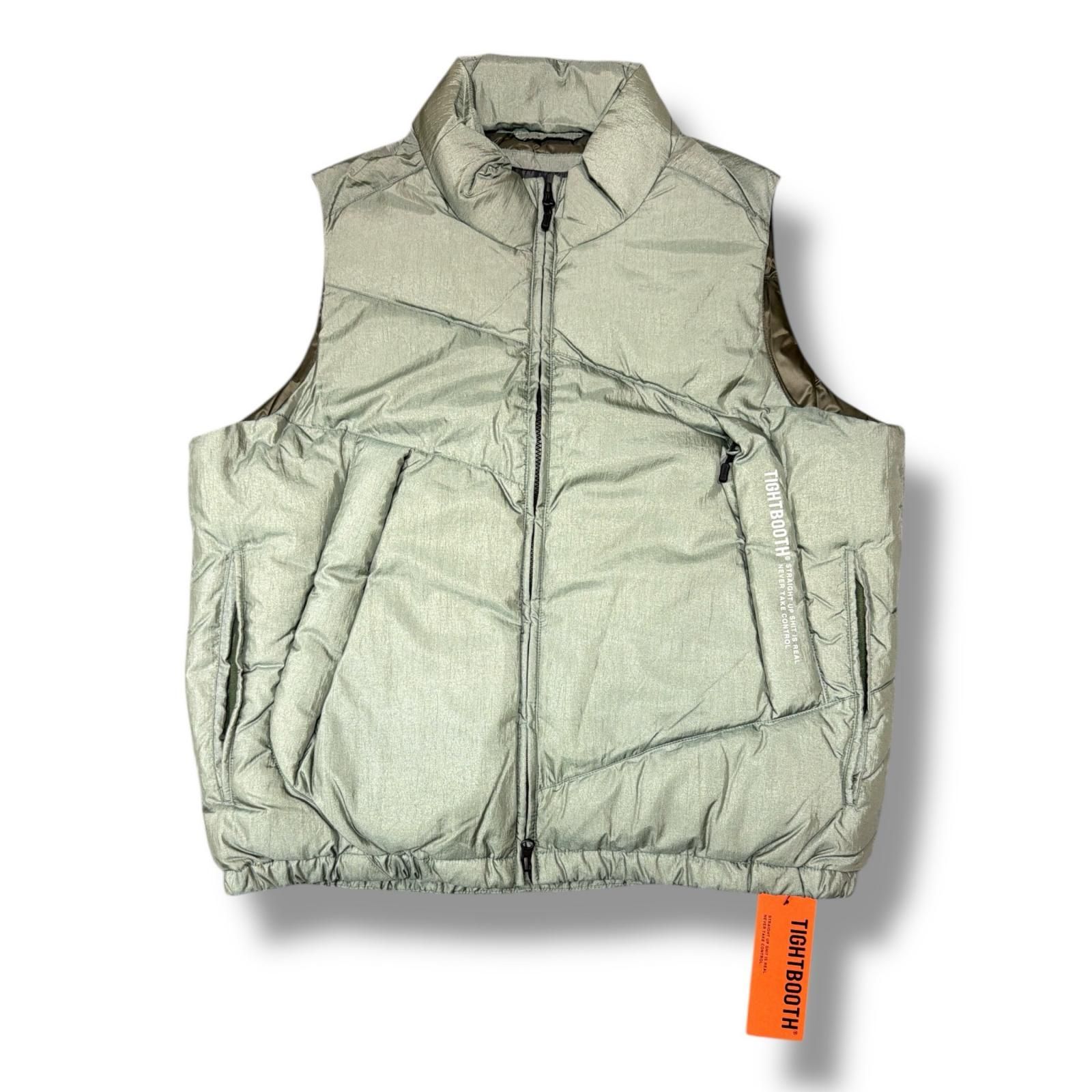 参考上代49500円 未使用 TIGHTBOOTH 24AW PA DOWN VEST ナイロンダウン 