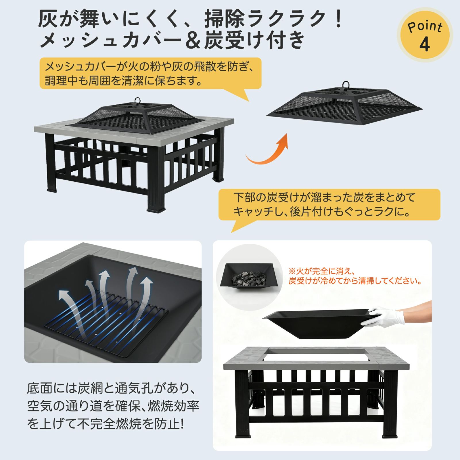 激安！【大理石調+ブラック】 屋外BBQ バーベキューコンロ Black 激安！【大理石調+ブラック】 屋外BBQ バーベキューコンロ BLACK