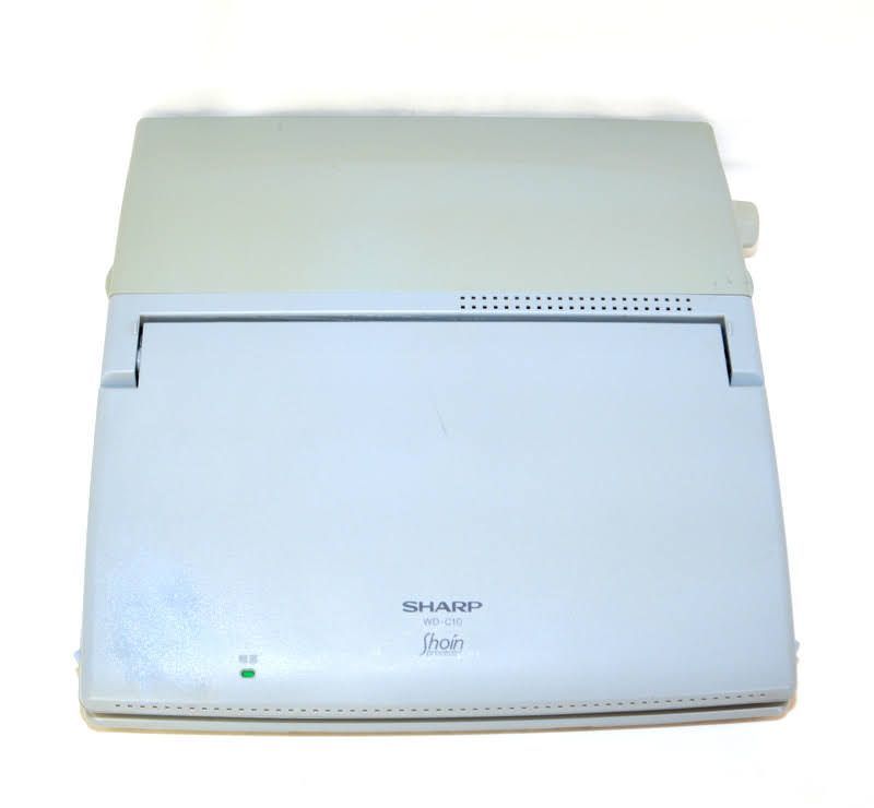 FD/印刷☆正常動作美品☆SHARP ワープロ 書院 WD-C10 カラー液晶 日本