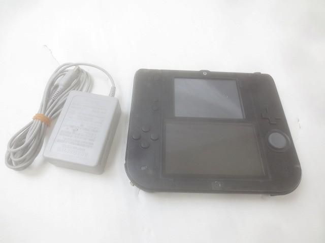 品 ゲーム ニンテンドー2 DS 本体 FTR-001 クリアブラック 動作品 付き