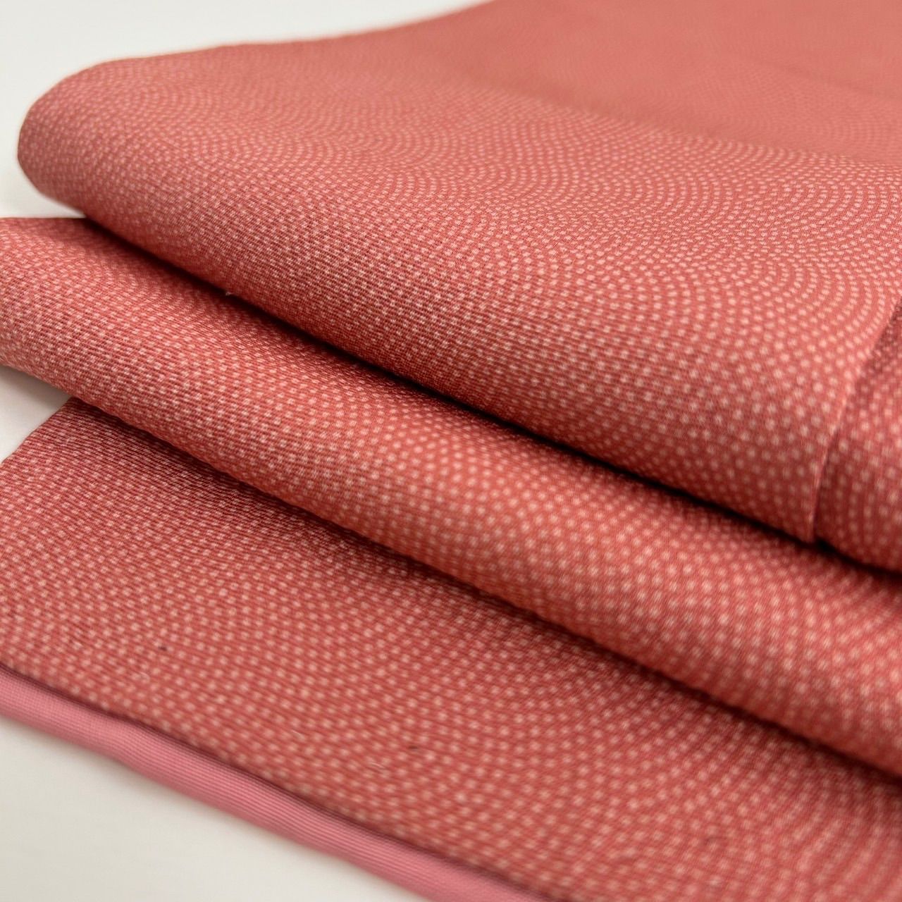 江戸小紋 鮫小紋 縮緬 紋無し 正絹 着物 MK-1678 - メルカリ