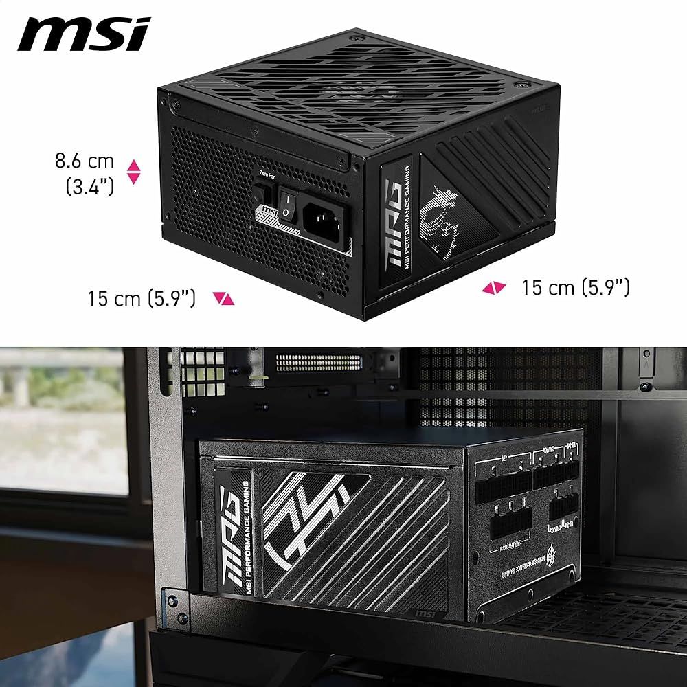  MSI MPG A 1250 GS PS 1543 PC電源 W 80 PLUS GOLD ATX 3.1|PCIe 5.1 フルモジュラー テンキー キーボード