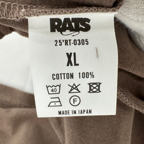 未使用】RATS/ラッツ【25SS】PIGMENT DYED POCKET TEE/グメント ダイ
