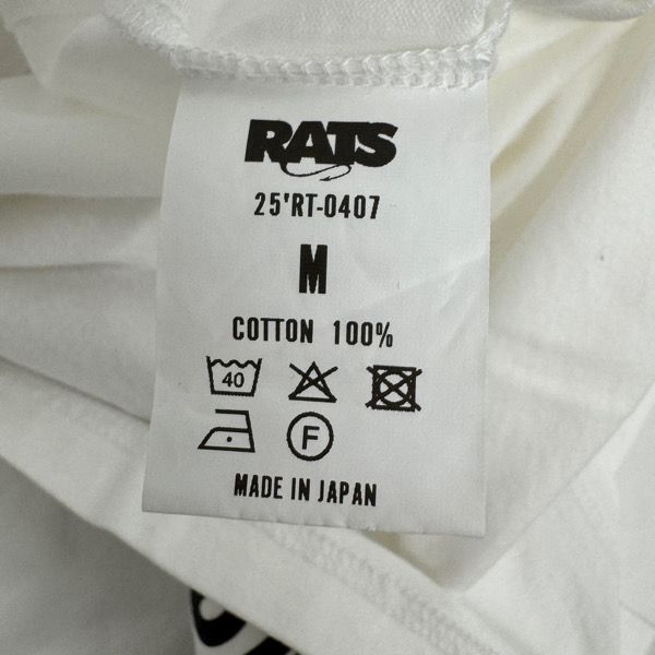 未使用】RATS/ラッツ【25SS】ANIMAL MONSTERS TEE/半袖 Tシャツ 25'RT