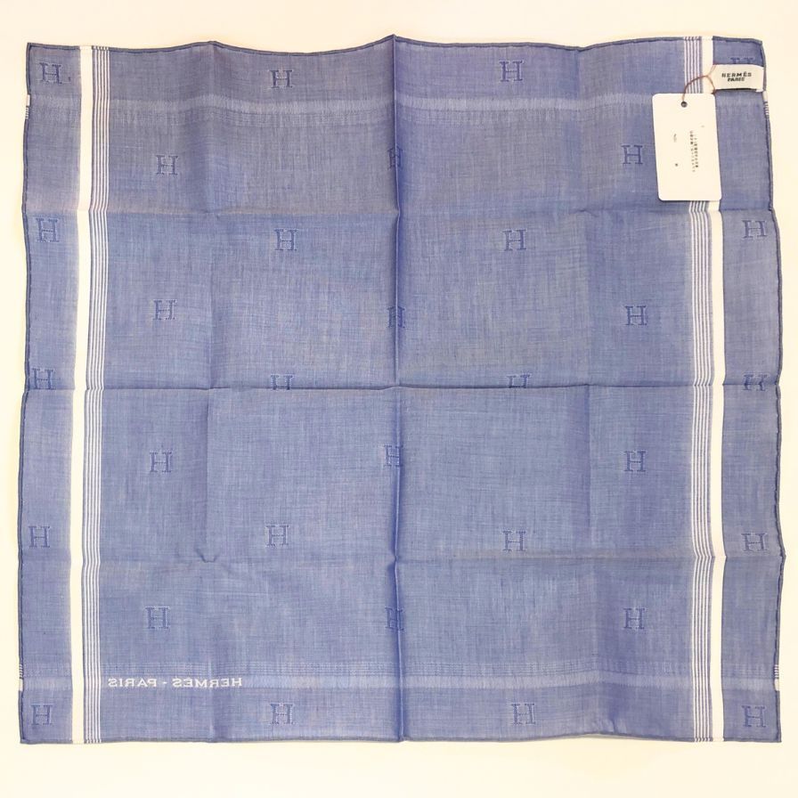 エルメス ハンカチ コットン100% ブルー系 レディース【AFB53】 - メルカリ