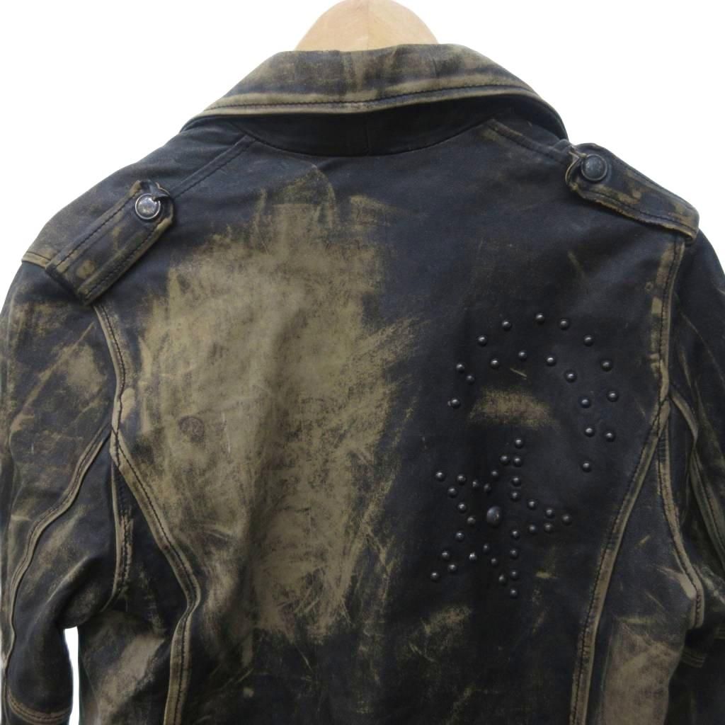 ゴールデングース GOLDEN GOOSE レザーバイカージャケット ライダース